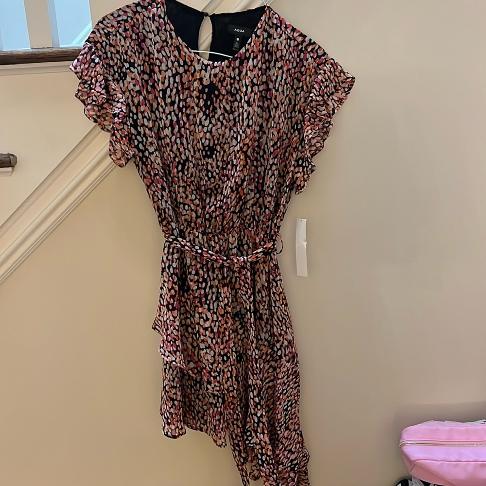 Aqua new with tags asymmetrical mini dress